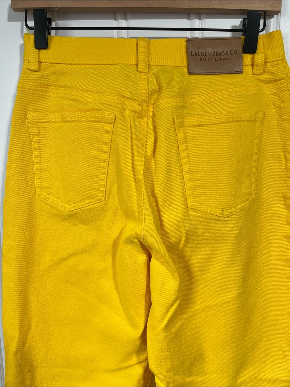 Lauren Jeans Co. Ralph Lauren Sunshine Yellow Denim Jeans Women’s 6 Petite